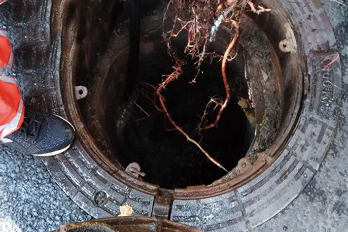 东郊镇管道预处理